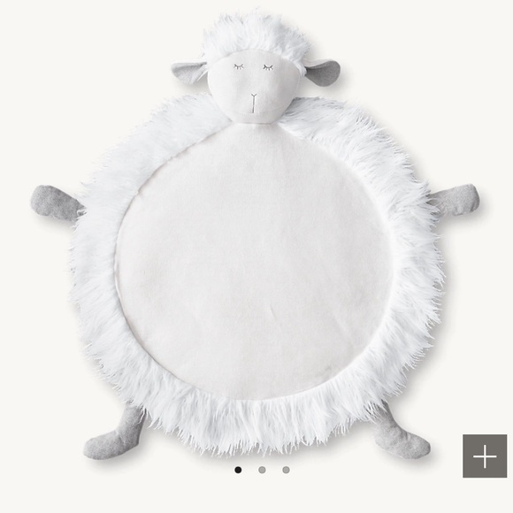 Restoration hardware BABY WOOLY PLUSH PLAY MAT - LAMB - Picture 1 of 5